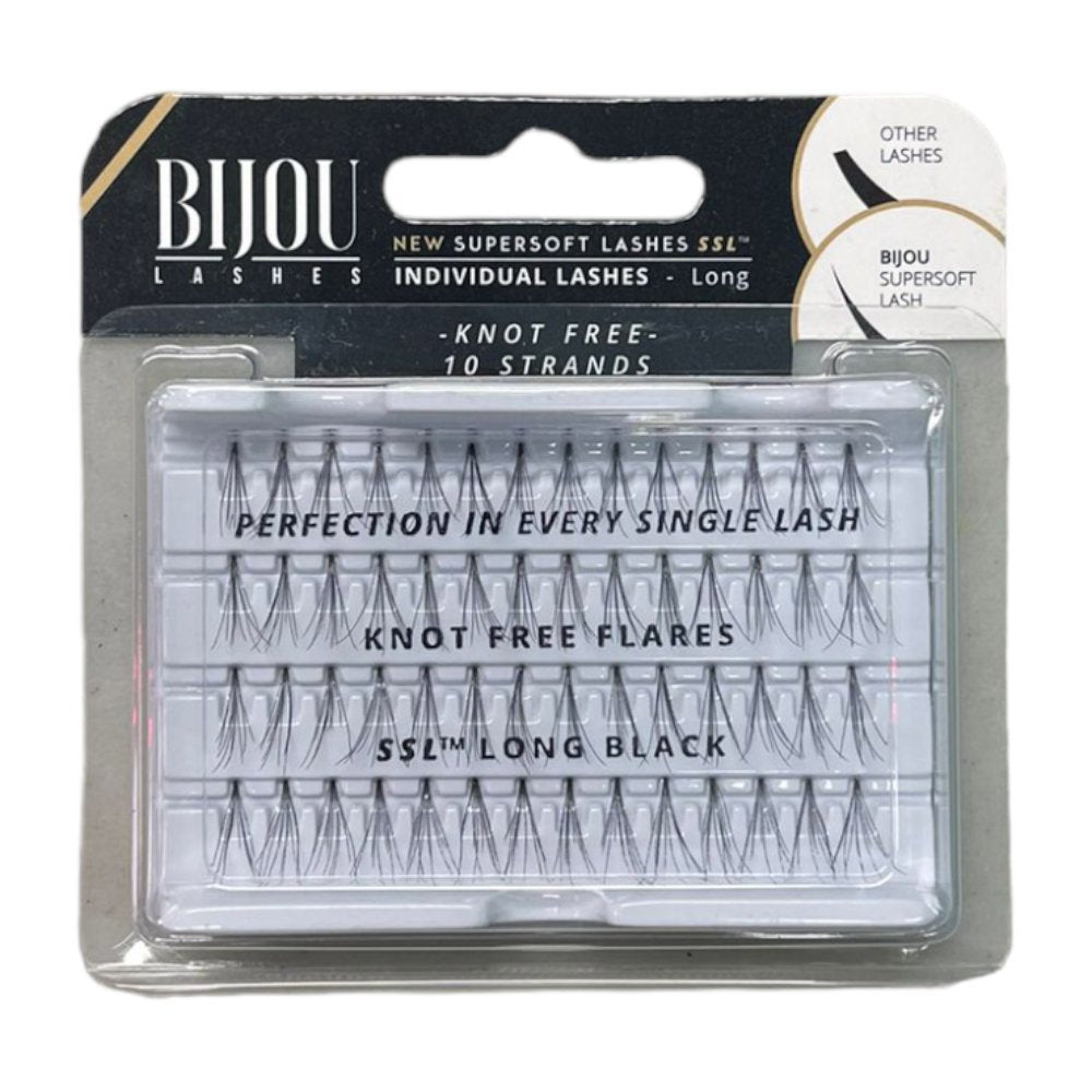 Bijou Lashes - Knot-Free Flares SSL Long Black