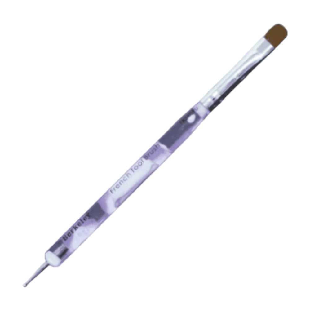 Berkeley French Brush - Pink Marble W/ Dotting Tool #FB247-PU