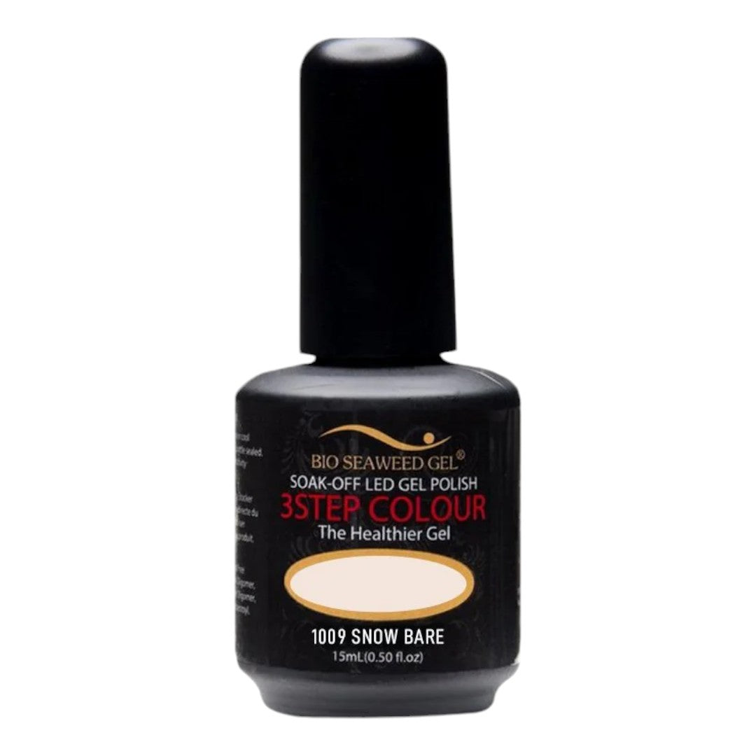 bio seaweed gel canada, soak off gel nail polish, bio seaweed gel polish, non toxic nail polish canada, Bio Seaweed Gel 1009 Snow Base