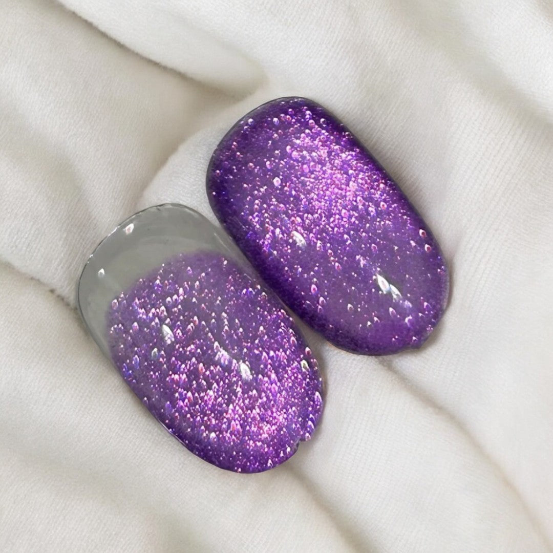 YHH Cat Eye Gel Polish - M13 Holographic Glitter Nail Polish