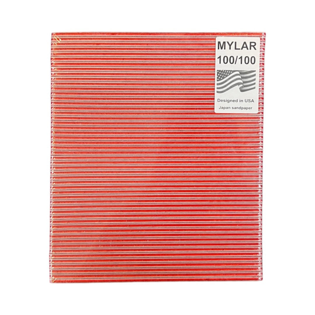 X-Files Nail Files - Red 100/100 Grit (Pack of 50)