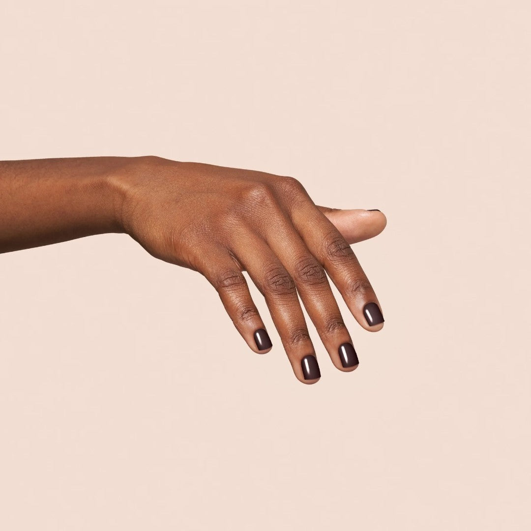 bio seaweed gel canada, canadian nail polish brands, soak off gel nail polish, bio seaweed gel polish, non toxic nail polish canada, Bio Seaweed Gel 146 Eggplant, Deep Brown Nail Polish
