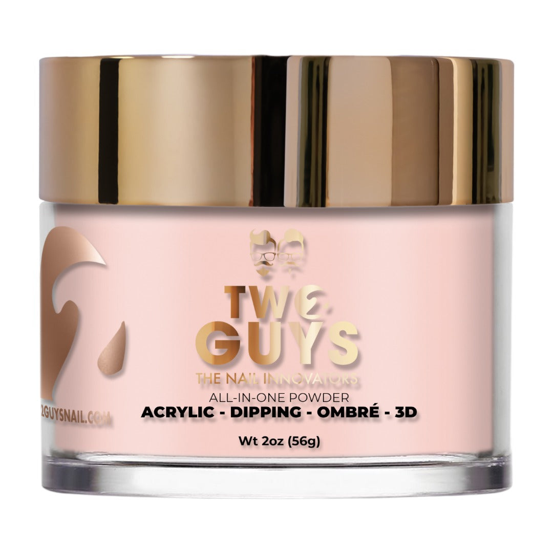 Two Guys acrylic powder, dip powder 2oz A150 Smack That Bubble Peach (Sheer)