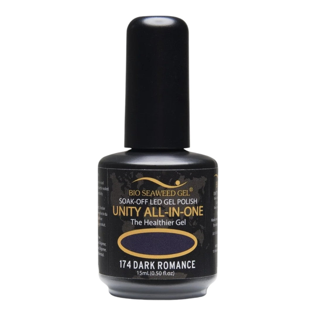 bio seaweed gel canada, soak off gel nail polish, bio seaweed gel polish, non toxic nail polish canada, Bio Seaweed Gel 174 Dark Romance