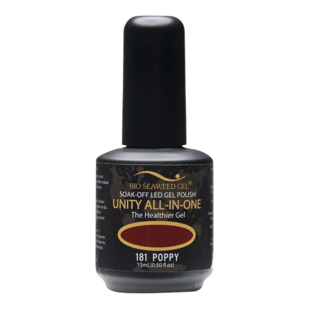 bio seaweed gel canada, canadian nail polish brands, soak off gel nail polish, bio seaweed gel polish, non toxic nail polish canada, Bio Seaweed Gel 181 Poppy