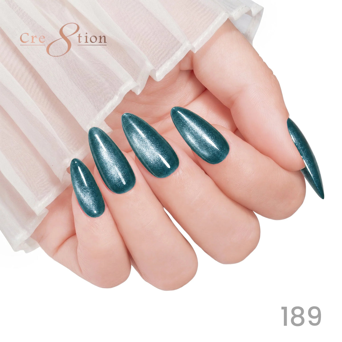 Cre8tion (HEMA/TPO-Free) Cat Eye Gel Polish - Winter #189