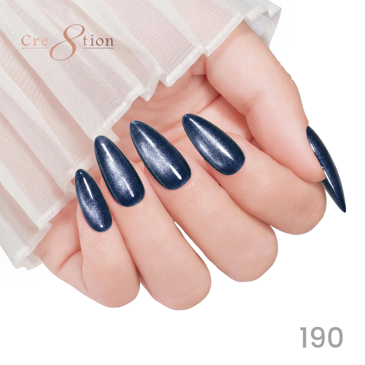 Cre8tion (HEMA/TPO-Free) Cat Eye Gel Polish - Winter #190