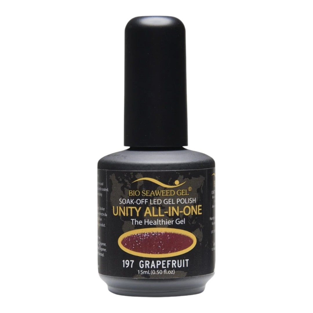 bio seaweed gel canada, soak off gel nail polish, bio seaweed gel polish, non toxic nail polish canada, Bio Seaweed Gel 197 Grapefruit