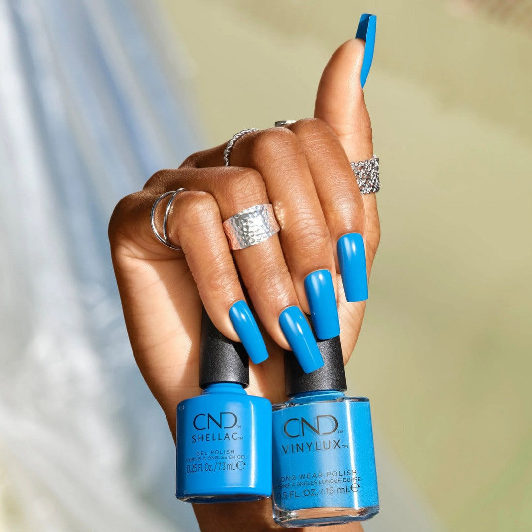 CND Shellac 0.25Oz - What's Old Is Blue Again