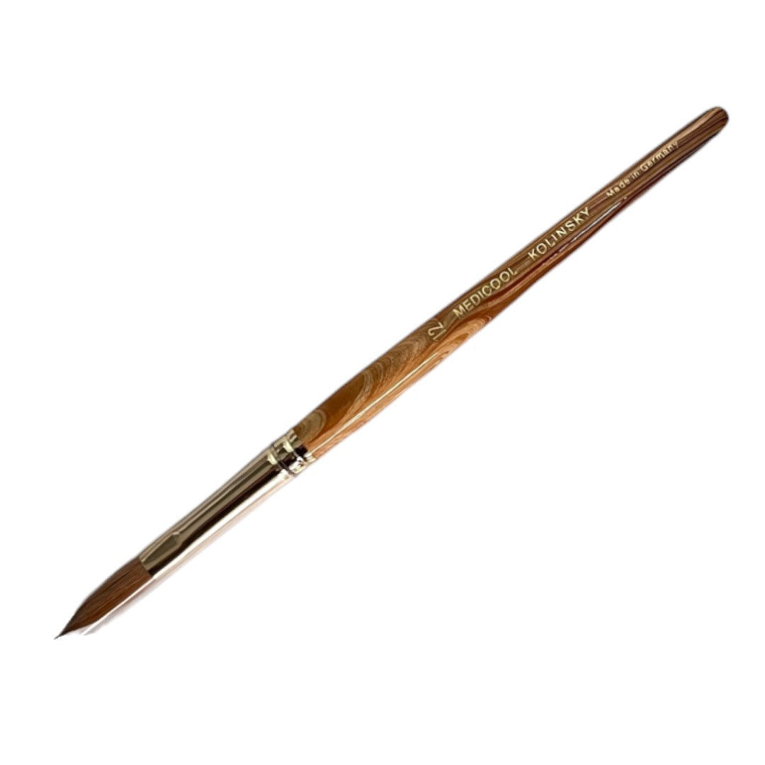 Medicool Acrylic Brush - Kolinsky Sable Oval #12