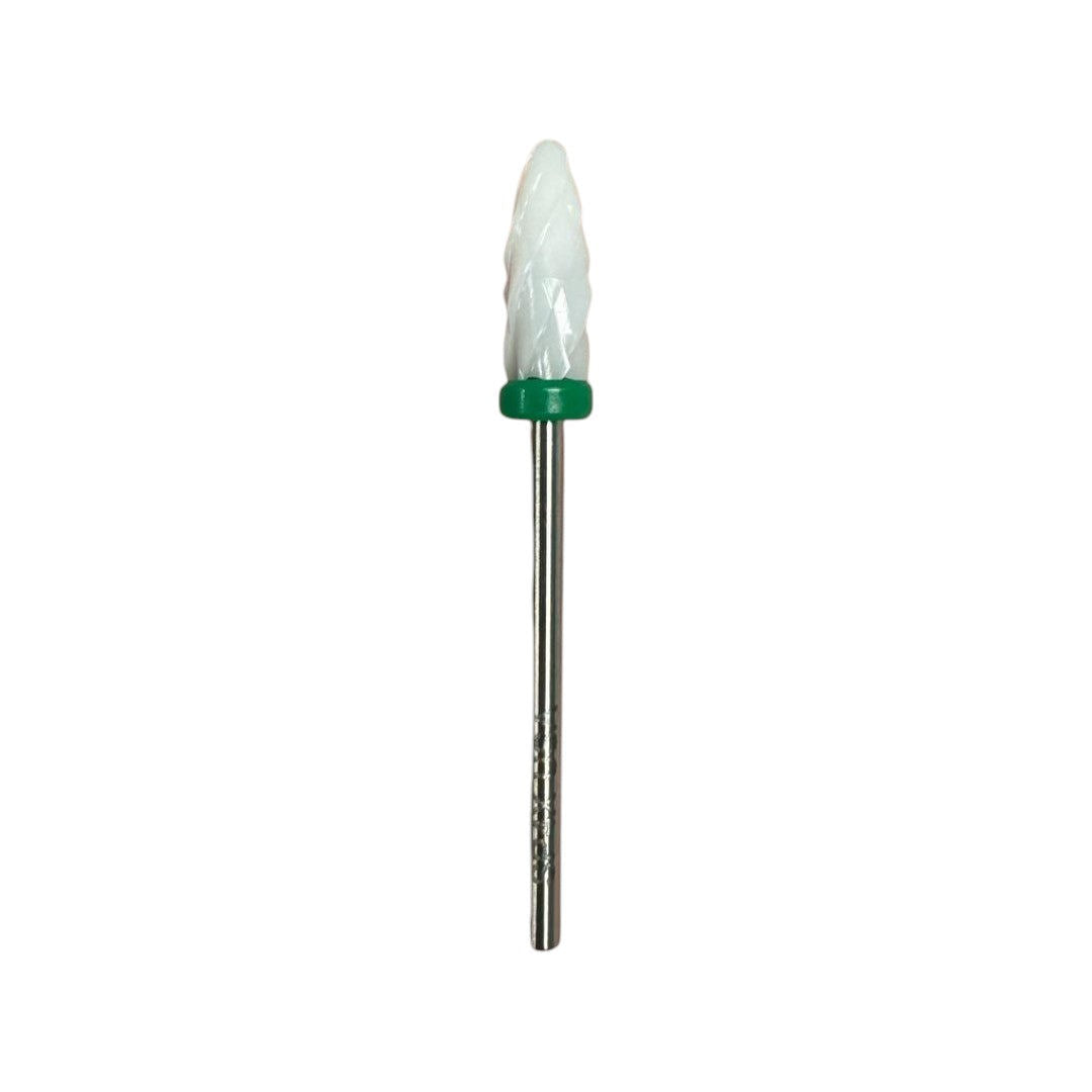 SP Nail Drill Bits - Bullet Ceramic Carbide H4X Quadruple Extra Coarse Grit 3/32