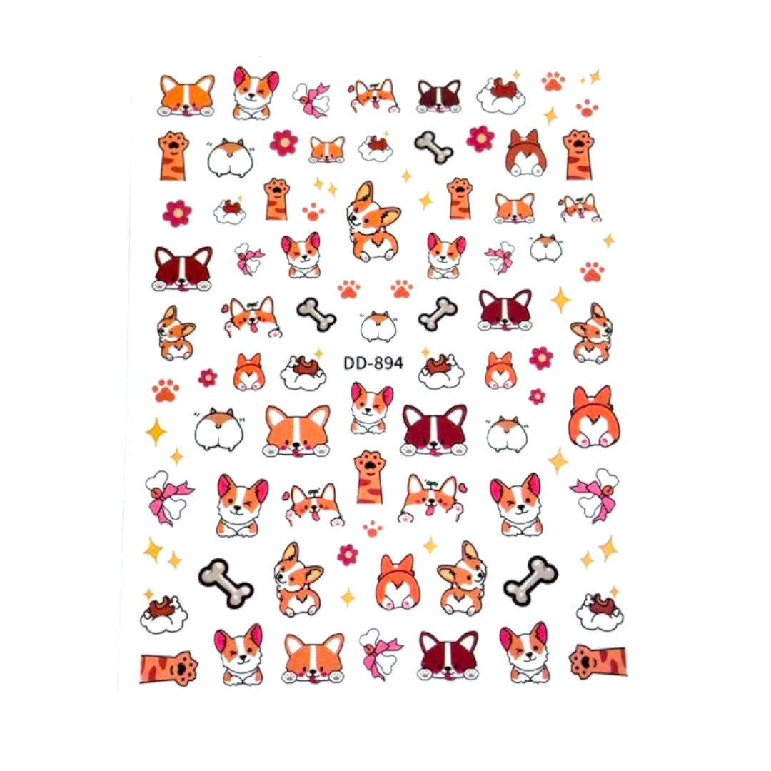 CNBS Nail Stickers - Cute Characters