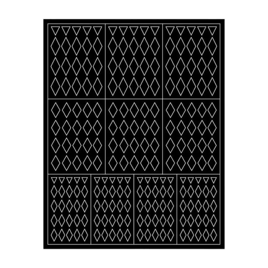 CNBS Nail Stickers, Decals for Nails Airbrush Stencils for Nail Art, airbrush stencil