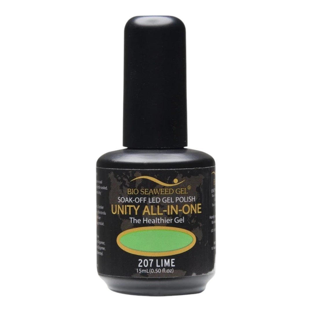 bio seaweed gel canada, soak off gel nail polish, bio seaweed gel polish, non toxic nail polish canada, Bio Seaweed Gel 207 Lime