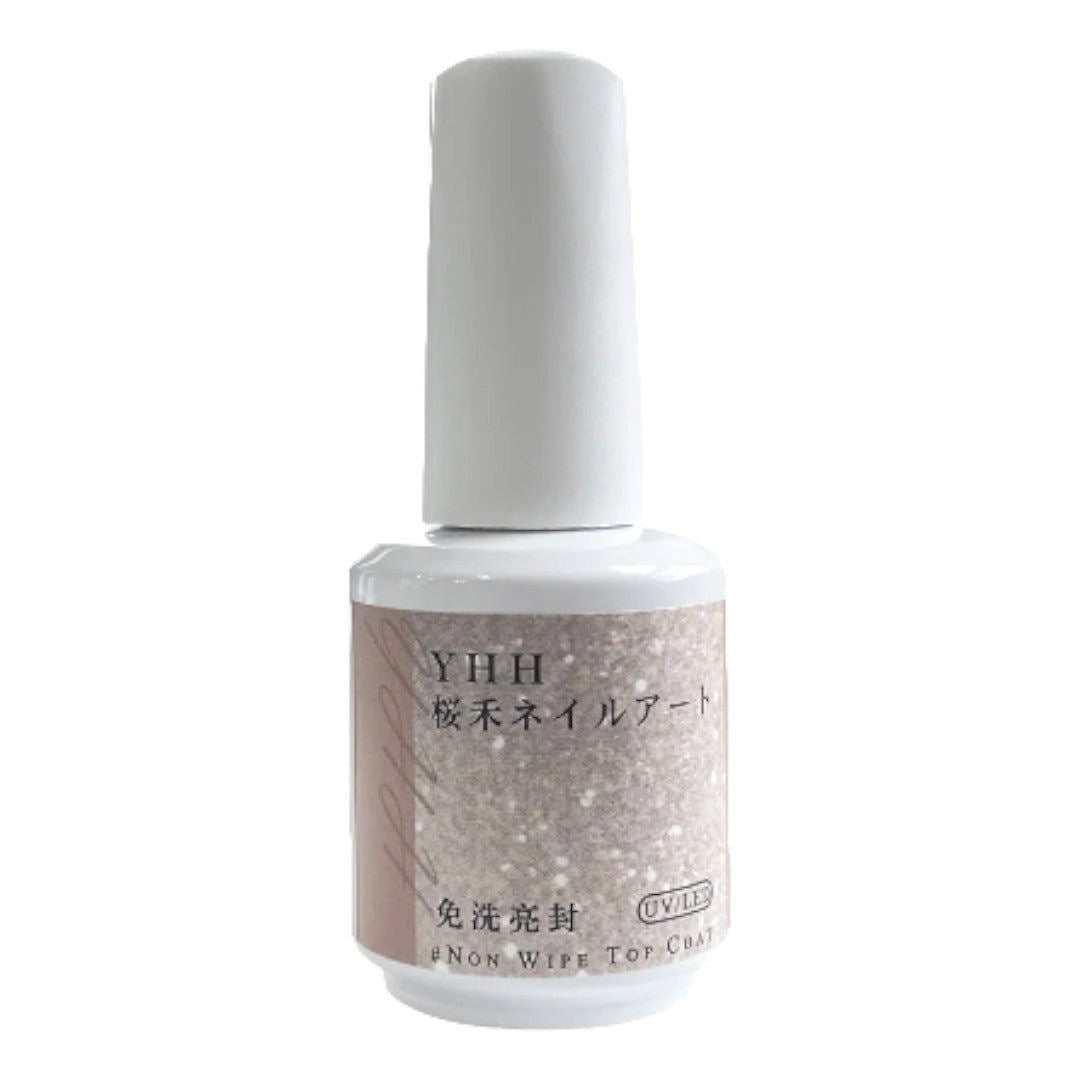 YHH Gel Top Coat - Non-Wipe Glossy 15mL