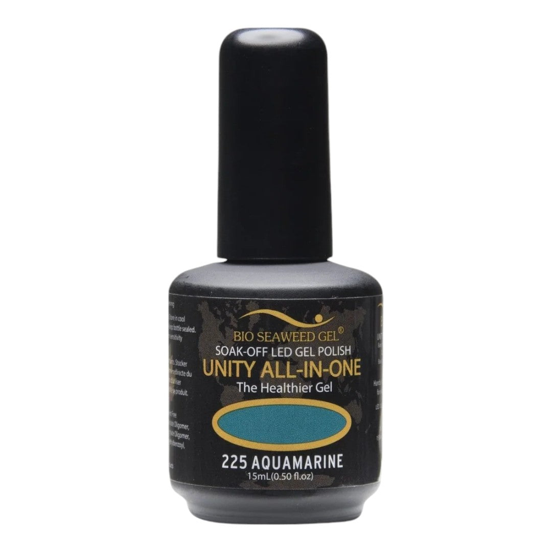 bio seaweed gel canada, soak off gel nail polish, bio seaweed gel polish, non toxic nail polish canada, Bio Seaweed Gel 225 Aquamarine