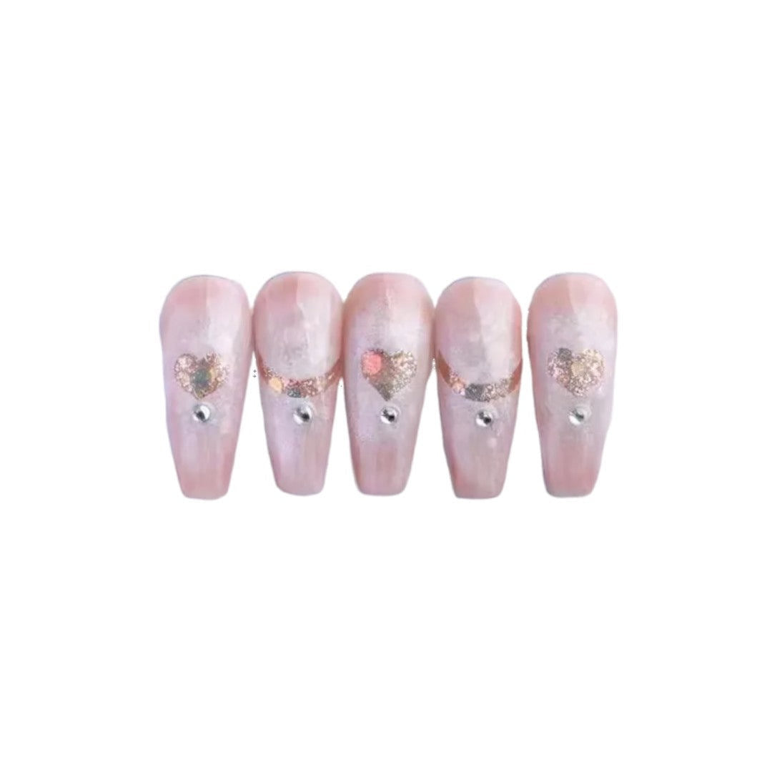 CNBS Nail Stickers - Ombre Hearts #JO2083