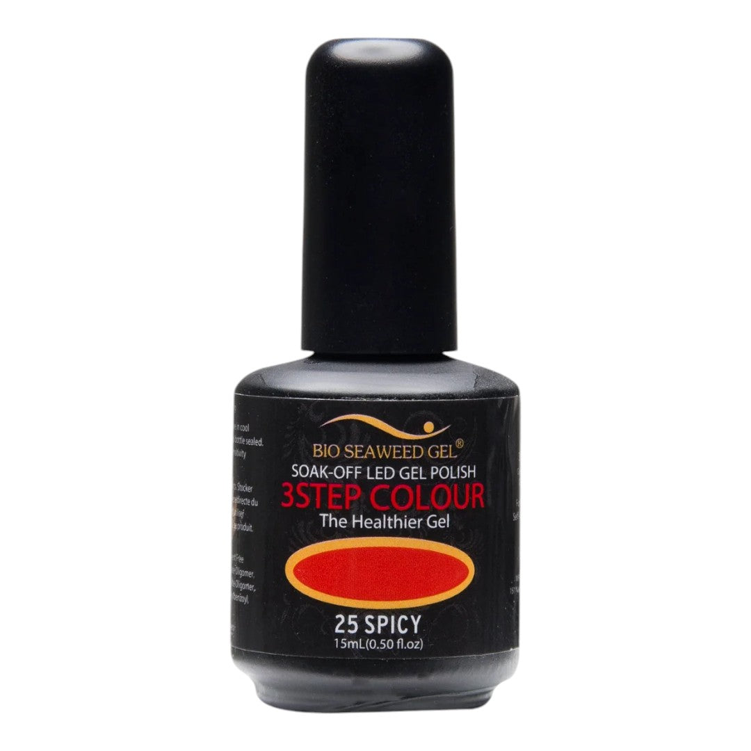 bio seaweed gel canada, soak off gel nail polish, bio seaweed gel polish, non toxic nail polish canada, Bio Seaweed Gel 25 Spicy