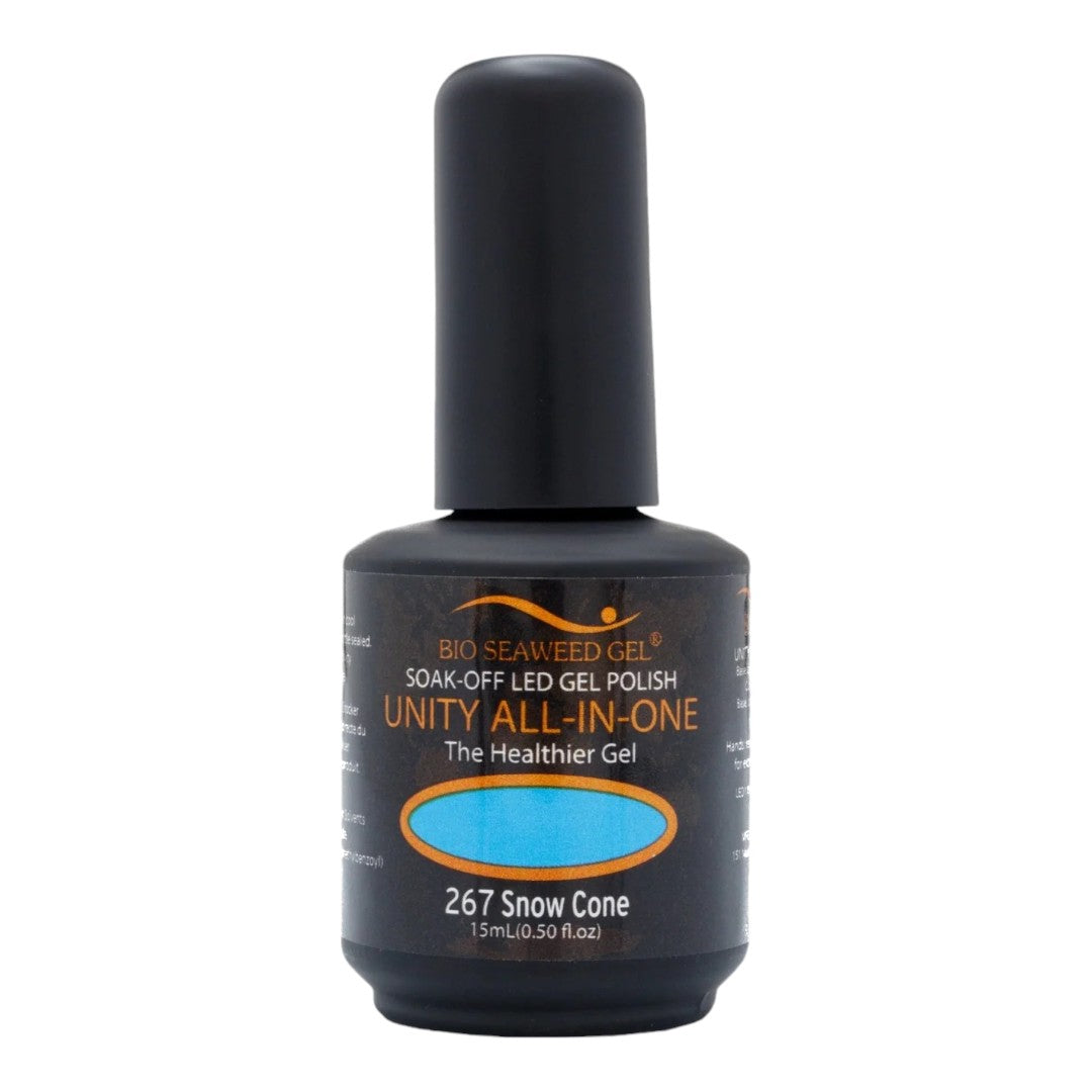 bio seaweed gel canada, soak off gel nail polish, bio seaweed gel polish, non toxic nail polish canada, Bio Seaweed Gel 267 Snow Cone