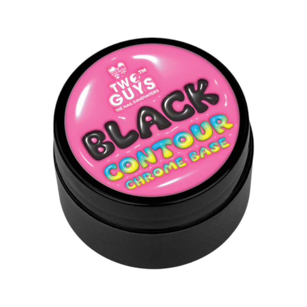 2Guys Black Contour Chrome Base - Non-Wipe (15ml)