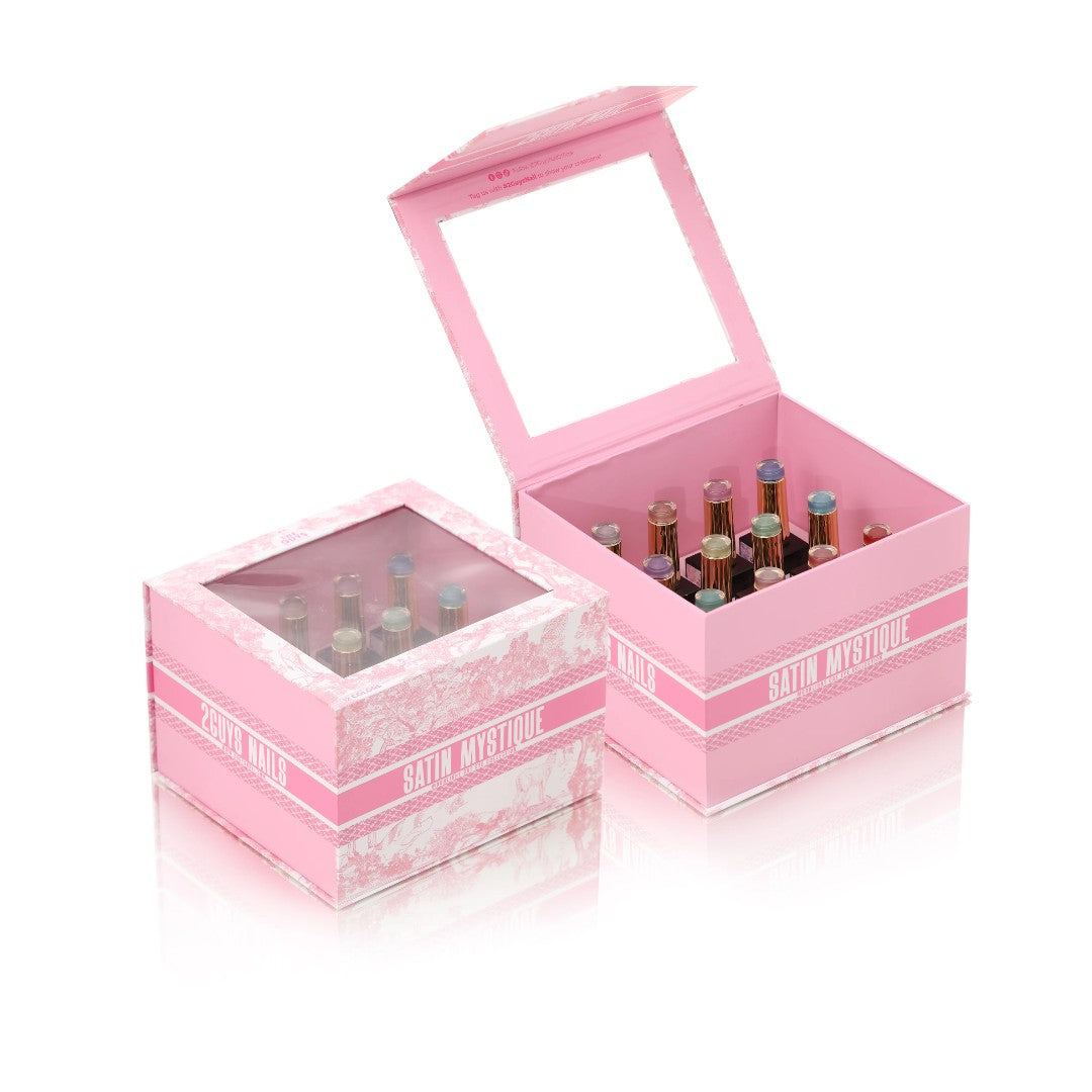 2Guys Cat Eye Gel Polish - Satin Mystique - Moonlight Cat Eye Collection #ML01-12 (12pcs)