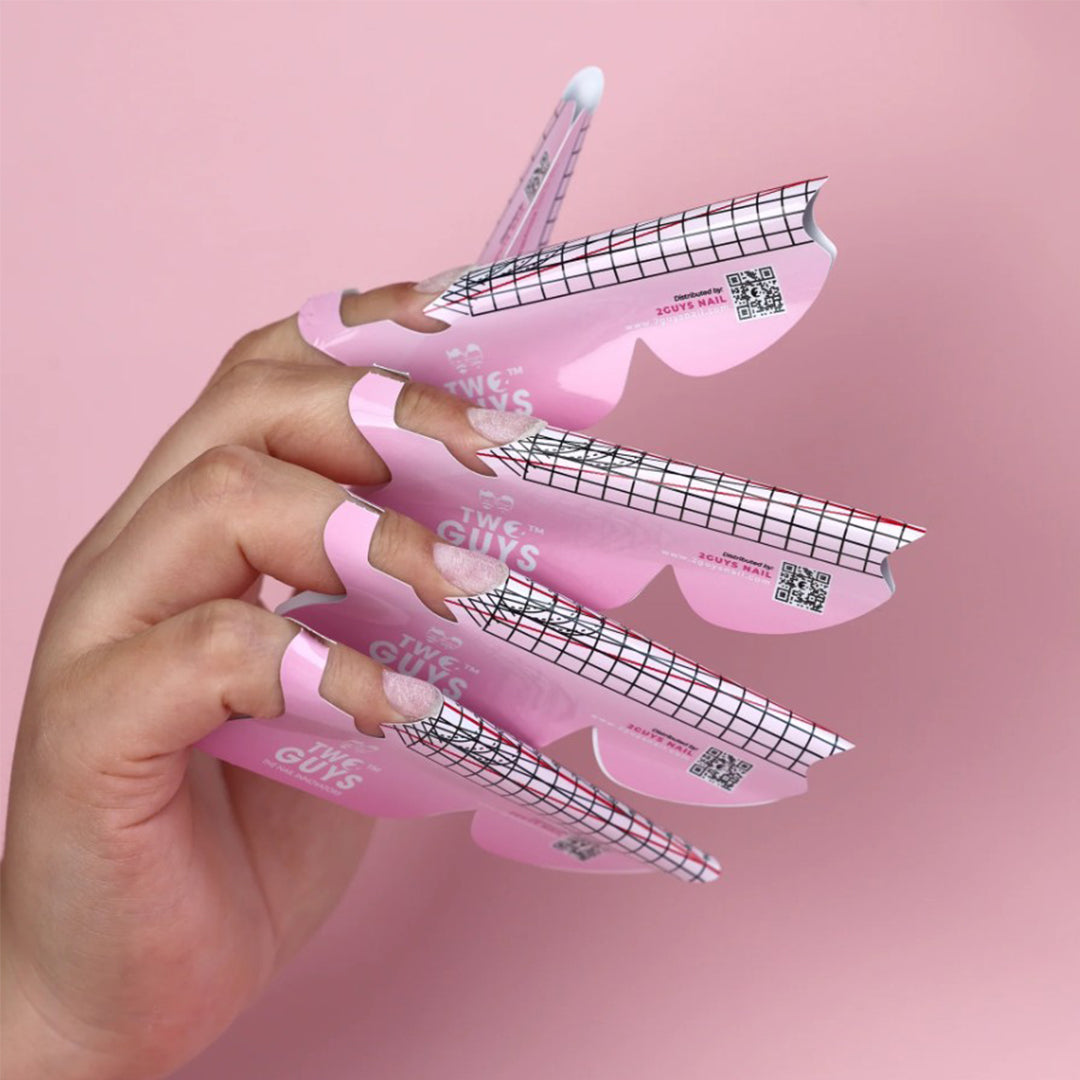 2Guys Premium Nail Forms 500pcs, form a nail nail forms