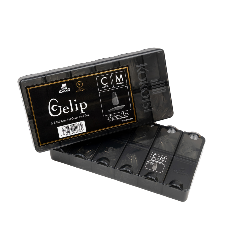 Kokoist Gelip Nail Tips Box - Coffin Medium (275Pcs)
