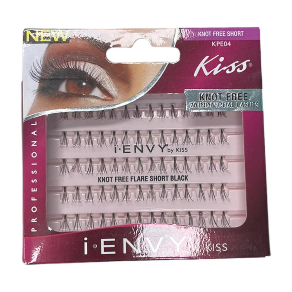 iEnvy Lashes - Knot-Free Flare Short Black #KPE04