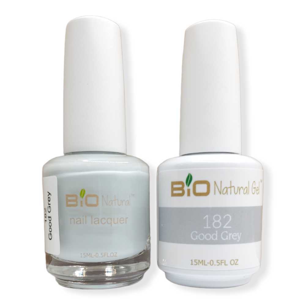 Bio Natural Gel & Lacquer Duo - Good Grey #182