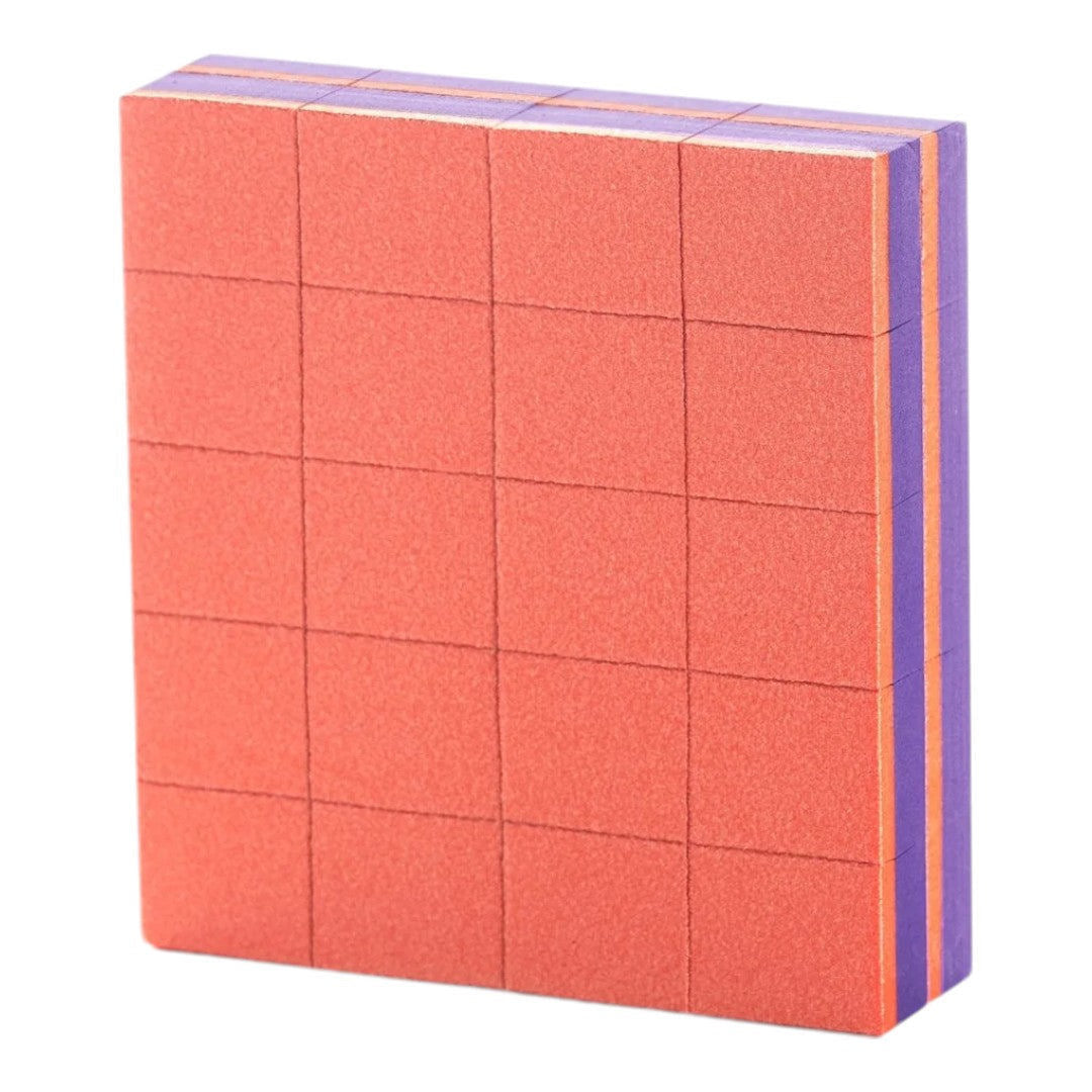 Ikonna Mini Slim Buffer - Orange 80/100 Grit (Case of 1000) #NB573