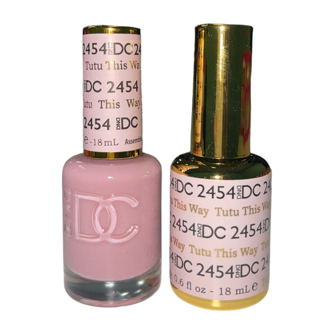 DND DC Sheer Gel & Lacquer Duo - Tutu This Way #2454