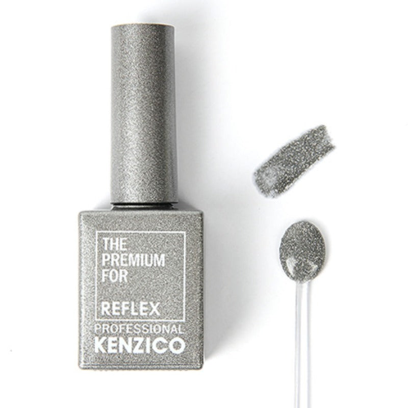 Kenzico Korean Gel Polish, Flash Glitter Gel Polish Reflex