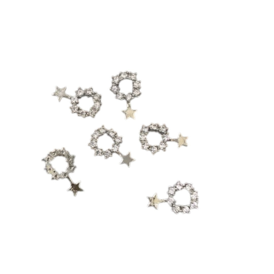 CNBS Nail Charms - Christmas Garland & Wreaths (5pcs)