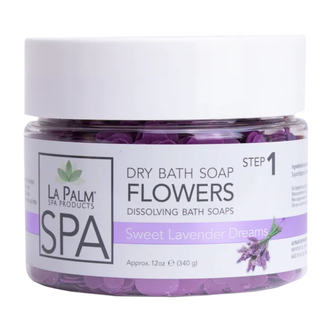 La Palm Dry Bath Flower Soap - Lavender Eruption 12Oz