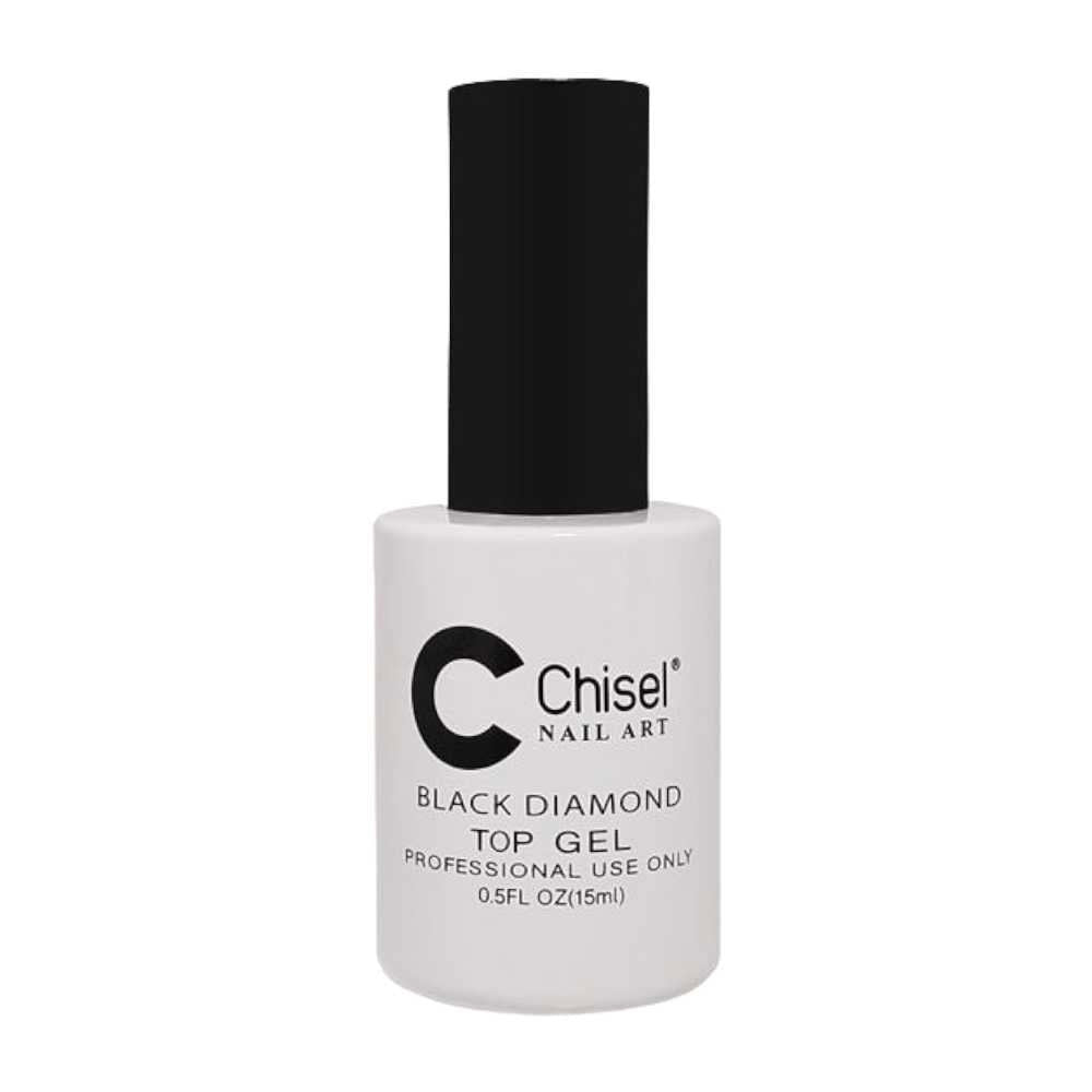 Chisel Gel Top Coat - Black Diamond 0.5Oz