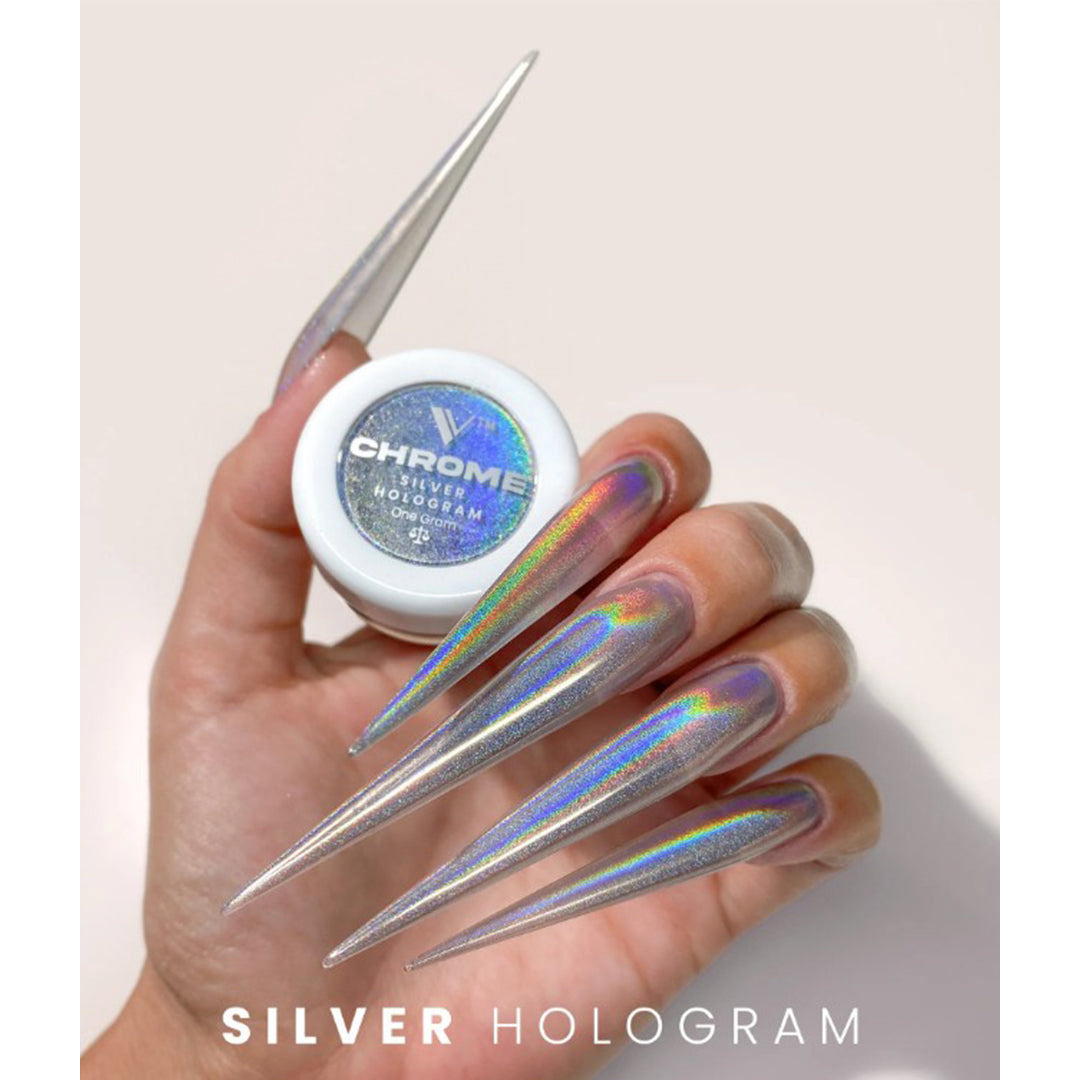 V Beauty Pure Chrome Powder - Silver Hologram