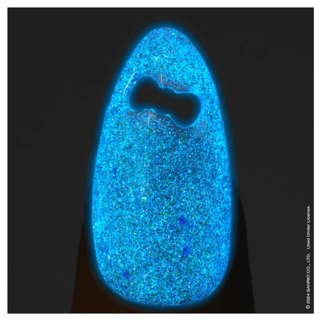 Apres Kuromi Flash Glitter Gel Couleur (HEMA-Free) - Wild W/ Cap Accessory #5FGK01LPWC