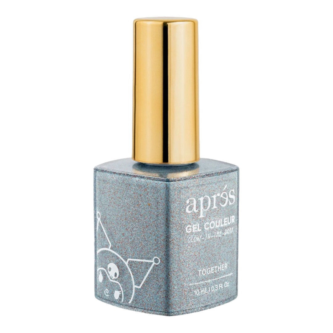 Apres Kuromi Flash Glitter Gel Couleur (HEMA-Free) - Together With Cap Accessory #5FGK04TBWC