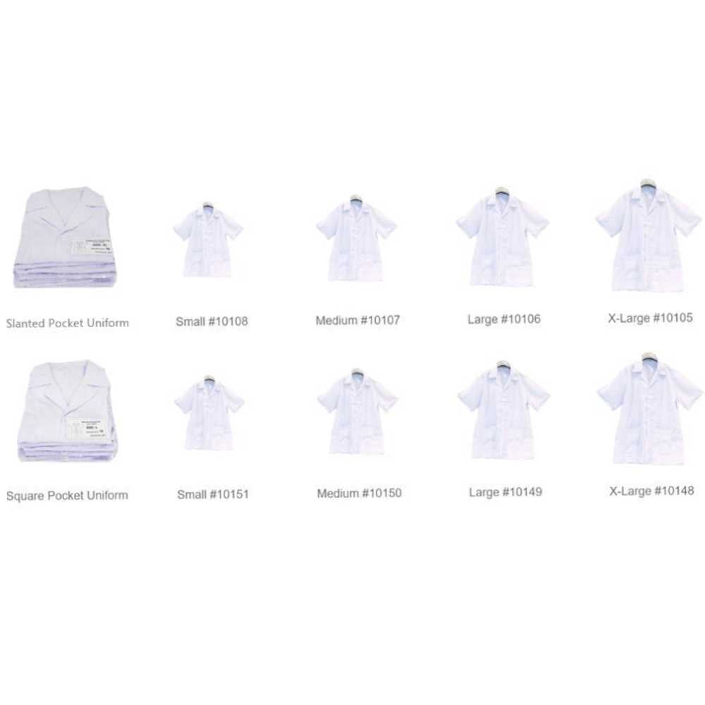 Cre8tion Slanted Uniform Jacket - White Large #10106