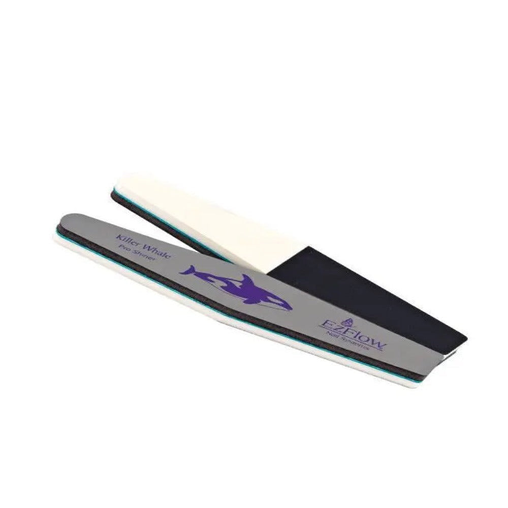 EzFlow 3-Way Nail Buffer - Pro Killer Whale (Pack of 15) #60234