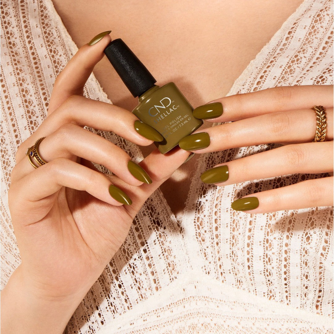 CND Shellac 0.25Oz - Olive Grove