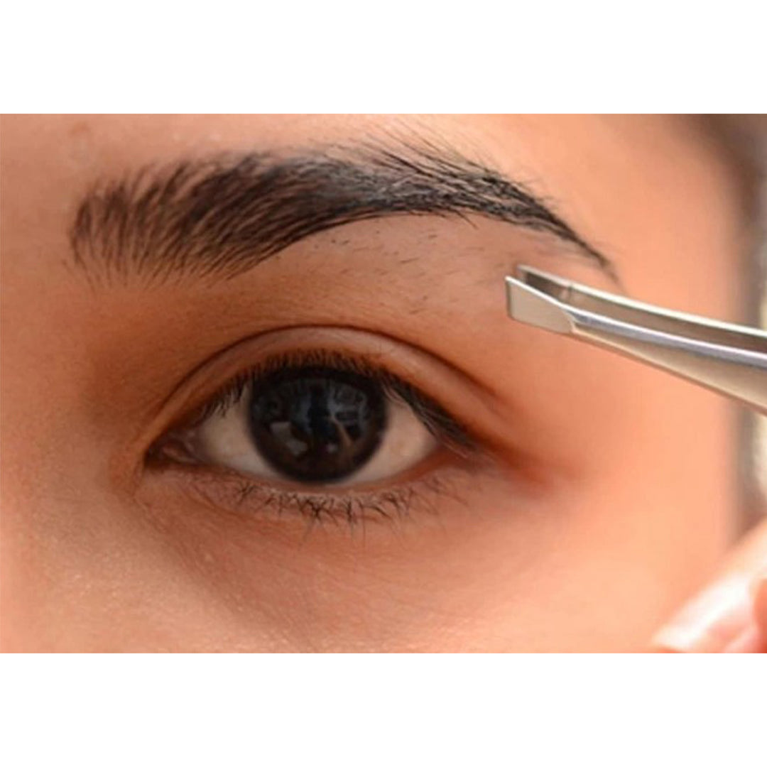 Nghia Stainless Steel Straight Blades Eyebrow Tweezer N-408