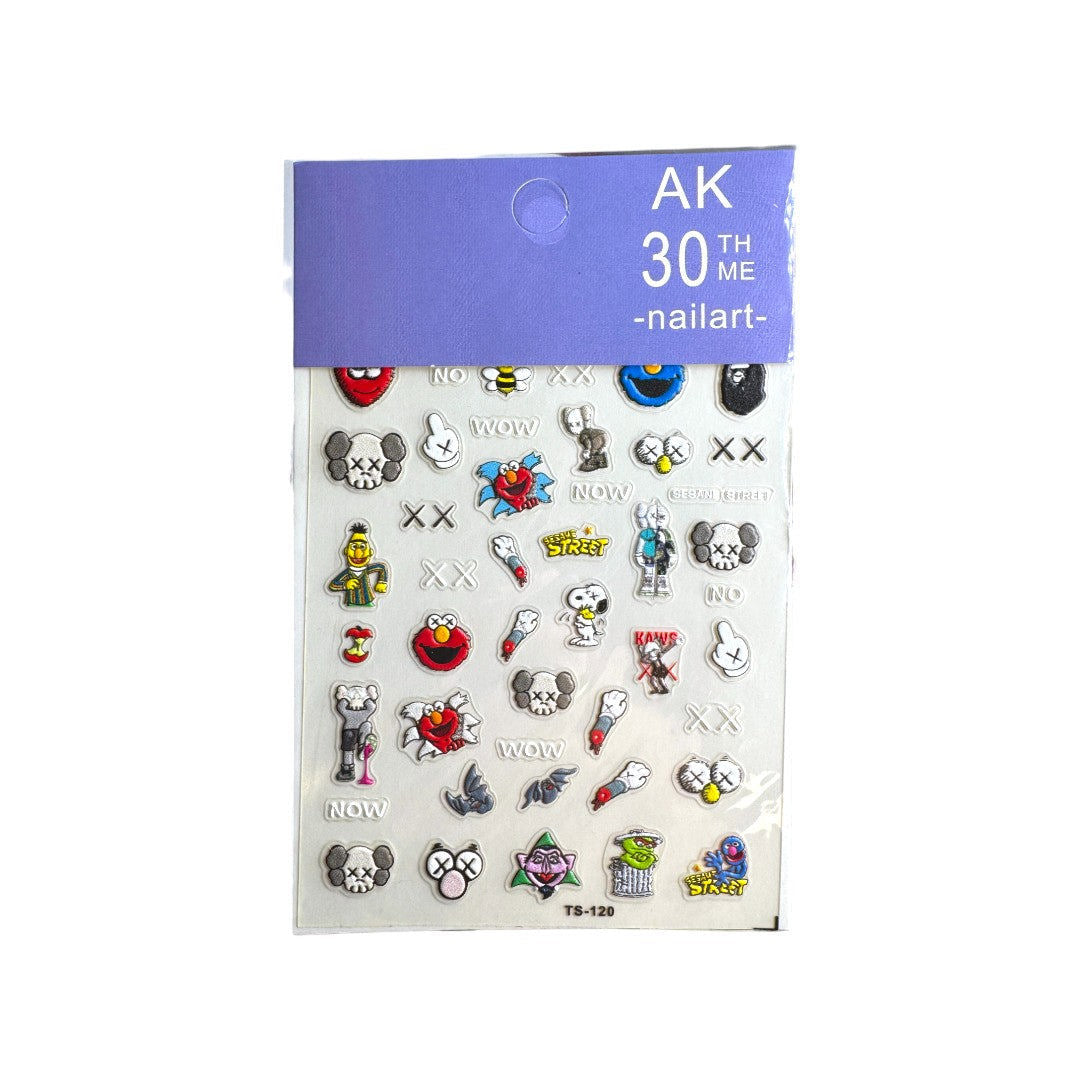 CNBS Nail Stickers - Sesame Street #TS120