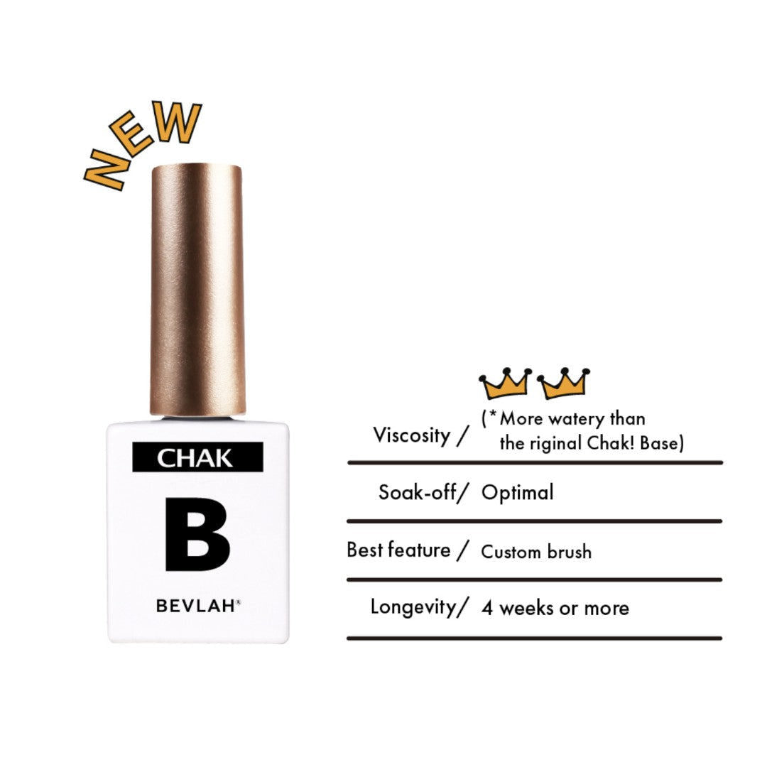 Bevlah Gel Polish (HEMA-Free) - Chak Base Coat