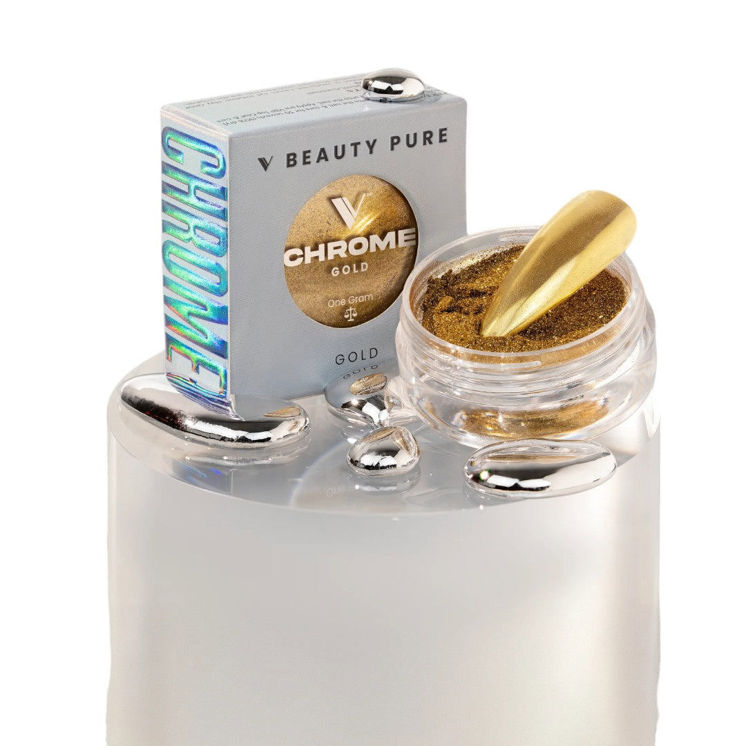V Beauty Pure Chrome Powder - Gold