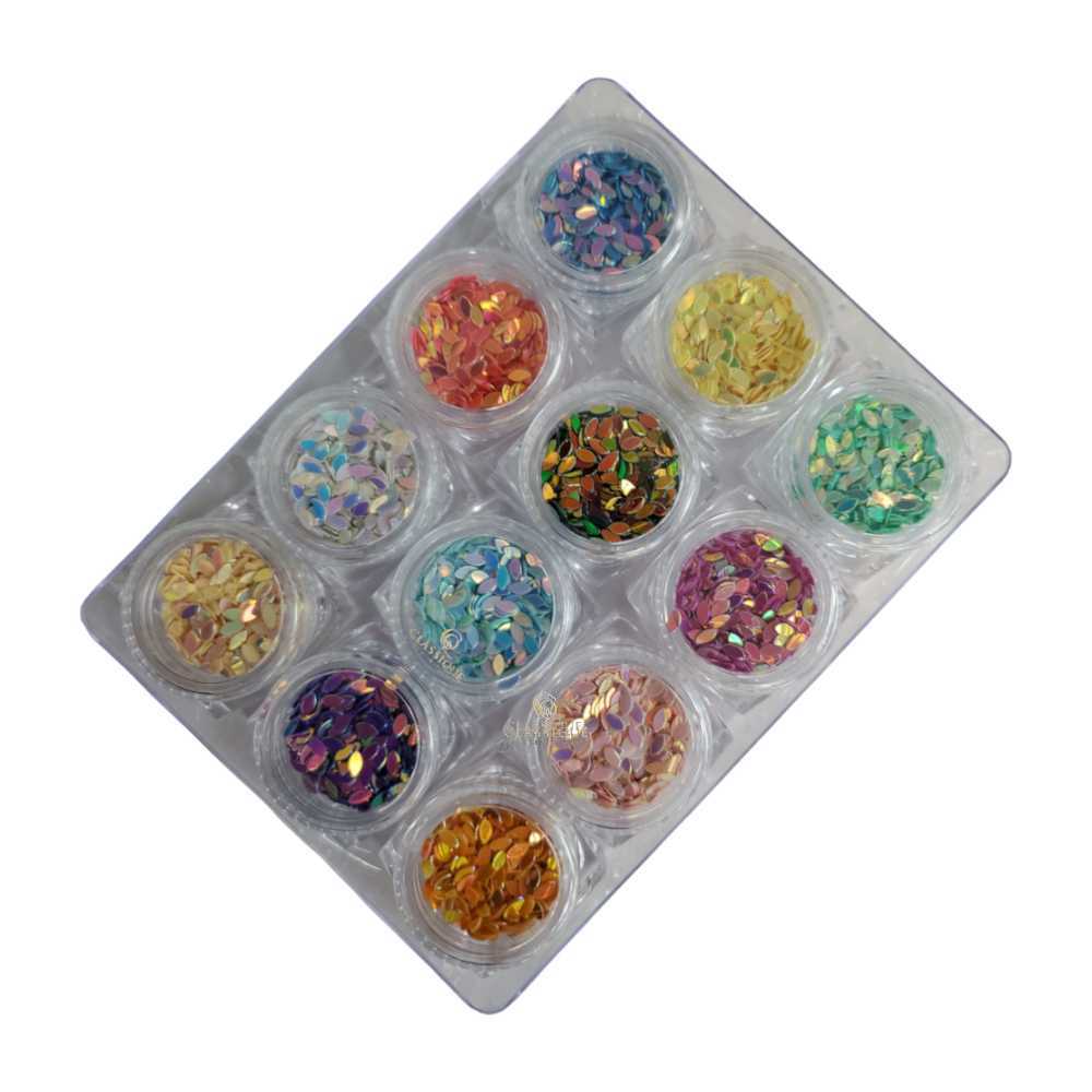 CNBS Glitter - Iridescent Ovals #07