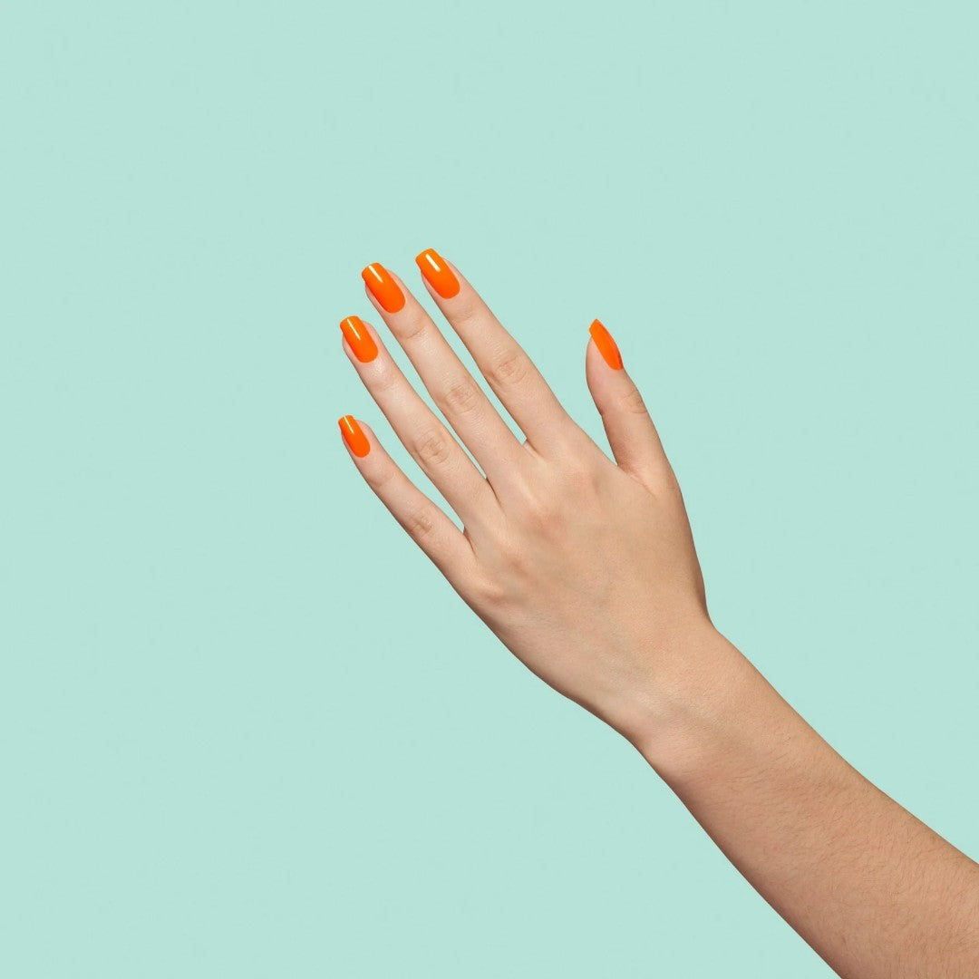 bio seaweed gel canada, soak off gel nail polish, bio seaweed gel polish, non toxic nail polish canada, Bio Seaweed Gel 66 Papaya