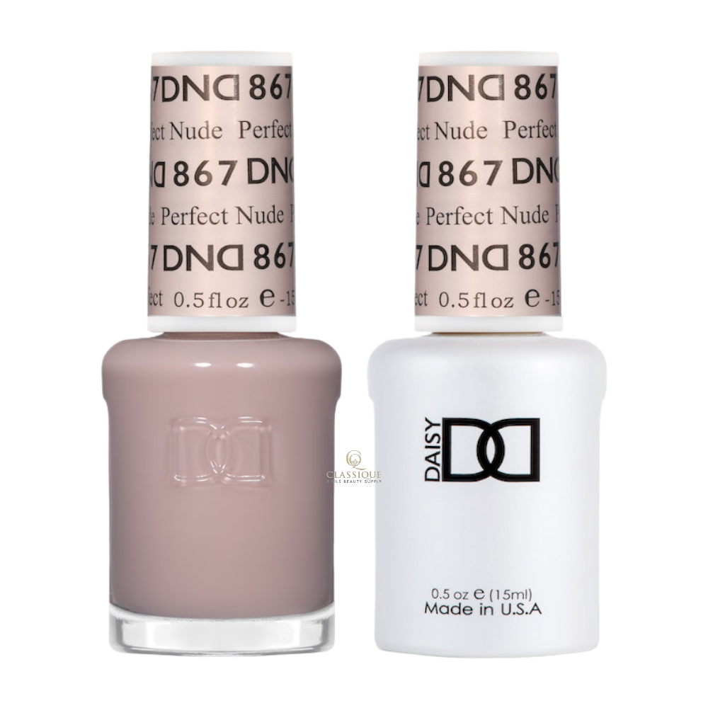 dnd sheer collection, sheer nail polish, gel polish, regular nail polish, dnd nail lacquer, 867 Perfect Nude, nail salon jane and sheppard