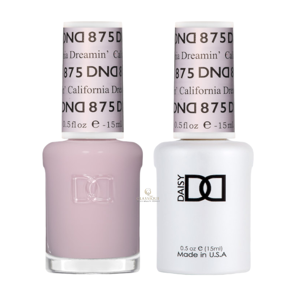 dnd sheer collection, sheer nail polish, gel polish, regular nail polish, dnd nail lacquer, 875 California Dreamin, nail salon fergus