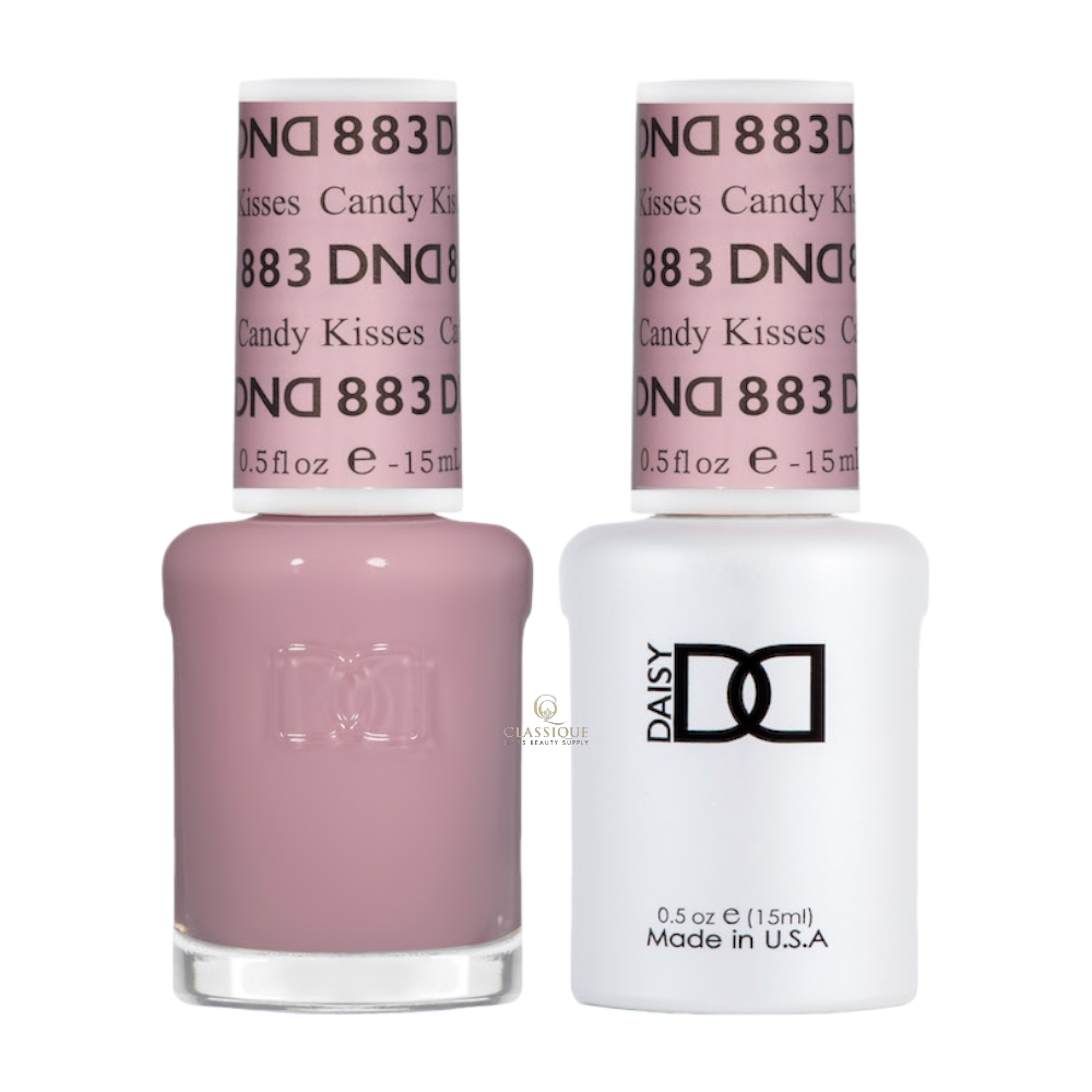 dnd sheer collection, sheer nail polish, gel polish, regular nail polish, dnd nail lacquer, 883 Candy Kisses, nail salon charlottetown
